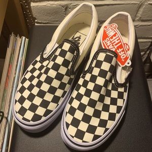 Vans Checkered Slip Ons